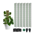 60"/40"/24" Metal Moss Pole, D Shape Sphagnum Moss Pole, Moss Poles for Climbing Plants, Monstera, Indoor Climbing