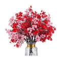 8Pcs Artificial Flowers Real Touch Fake Babys Breath Flowers Decorations