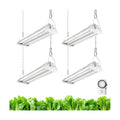 Barrina TX18 1FT LED Grow Light, 72W(4 x 18W), 5000K Full Spectrum, Timer | High PPFD, LED Plant Light，Hanging Grow