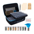 87 Slots Seed Storage Organizer Box with 20 Envelopes, Large Capacity Seed Storage Container with Zipper Bag, Label
