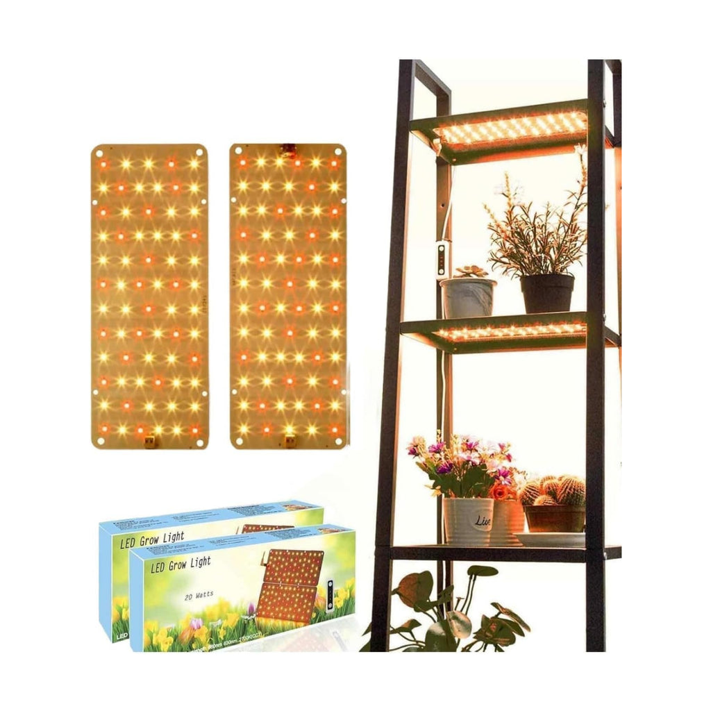 Panel Grow Light for Indoor Plants, 20W Ultra-Thin Full Spectrum