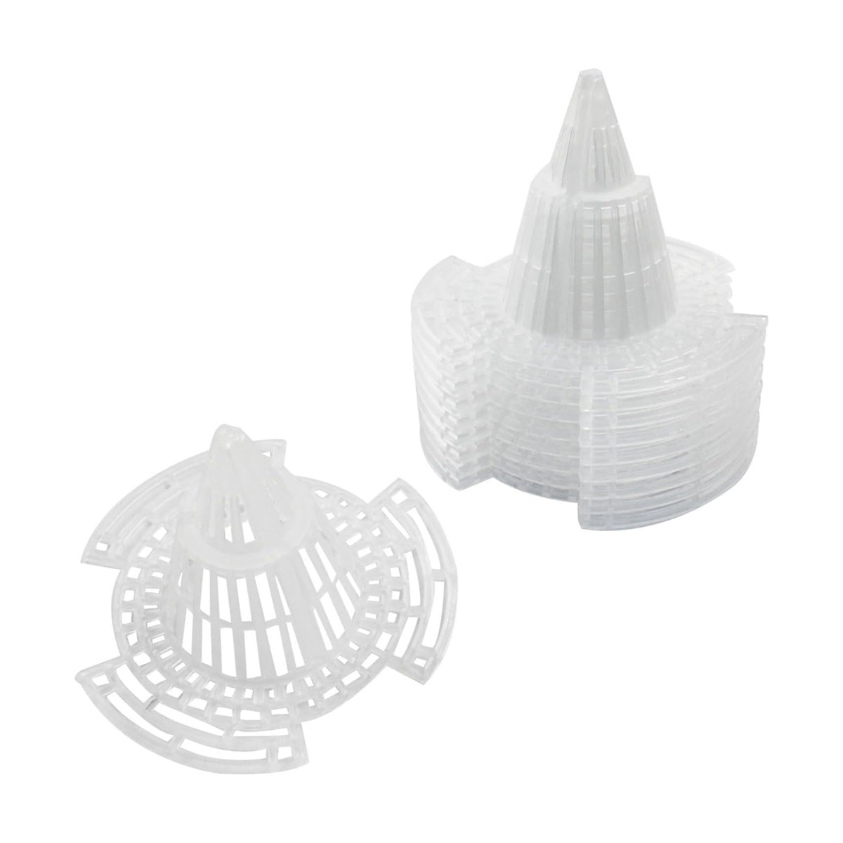 Cone Flower Pot Mesh Pad, 74mm, 10 Pcs
