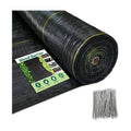 5ft x 300ft Durable Weed Barrier Fabric, 3.2oz Heavy-Duty Landscaping Fabric, Permeable Ground Cover for Garden, Lawn