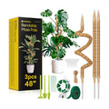 Maygrove 3-Pack 48" Bendable Moss Pole Monstera Plant Support for Climbing