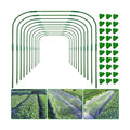 10 Sets 41.3"x32" Greenhouse Hoops Grow Tunnel for Raised Beds,Durable Rust-Free Removable Row Cover Hoops for Garden
