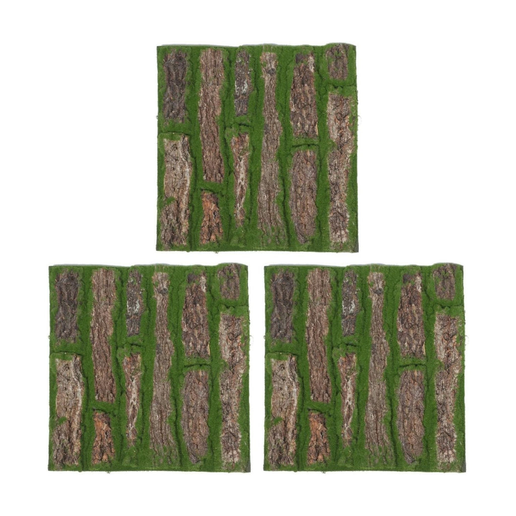 Toddmomy Artificial Moss Mat 3Pcs - Realistic Fake Moss Turf for Micro Landscape Fairy Garden Succulent Planter Indoor