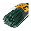 Jollybower 25pcs Steel Plant Stakes 3 Feet,Sturdy Plant Sticks, Plastic Coated Metal Garden Stakes Supports Climbing