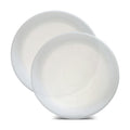 2 Pack of 19 inch Clear Plant Saucer, Large Plant Tray, Heavy Sturdy Plant Drainage Tray for Indoors, Bird Bath Bowls, Sturdy 18 inch Plastic Pot Tray for Planter