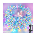 200 LED Connectable String Lights, 66FT Easter Pastel Lights Outdoor Indoor