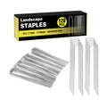 HongWay 120 Pack Landscape Staples 12 Inch, Galvanized Garden Stakes | 11 Gauge Metal Tent Stakes Heavy Duty Extra Long