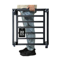 22" Plant Caddy with Wheels Heavy Duty,600Lbs Large Metal Plant Dolly,Rolling Square Plant Stand with Industrial