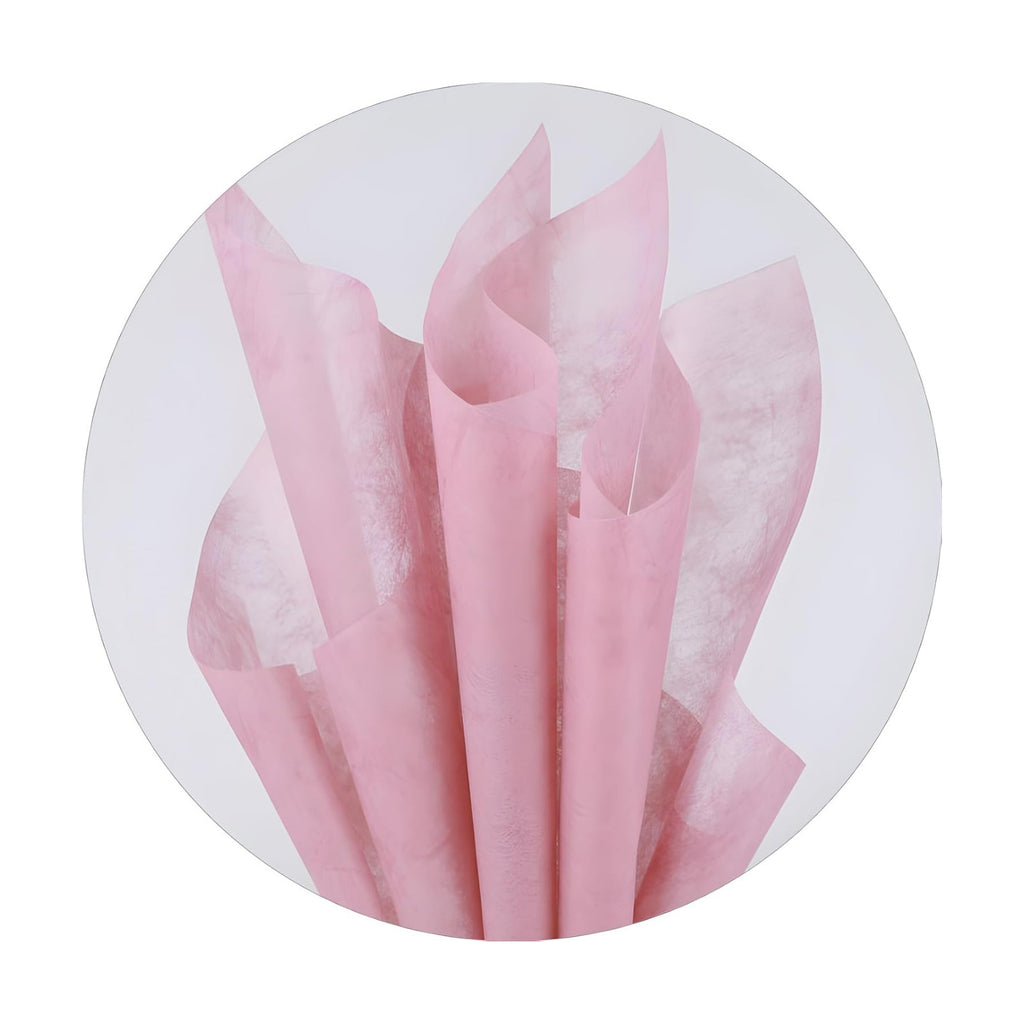 96 Sheets Tissue Flower Wrapping Paper Cotton Wrapping Flower Paper Withdrawable Lining Paper Non-woven Waterproof Floral Bouquet Wraps For Florist Packaging Arrangement (Rose Red)