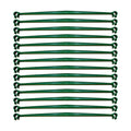 100Pcs Plant Stake Arms for Tomato Cage,11.8" Garden Stake Connectors with 2 Adjustable Buckles,Expandable Trellis