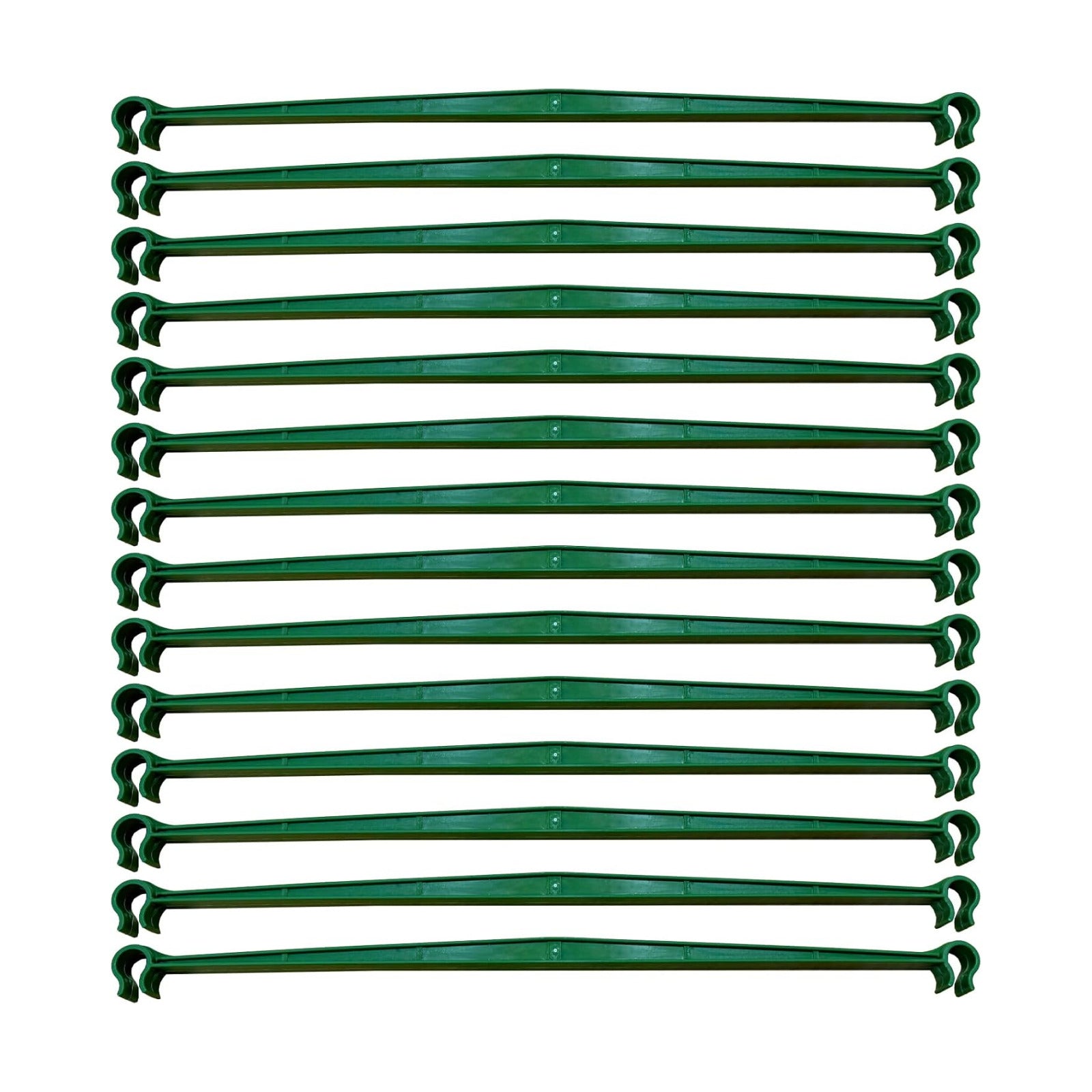 100Pcs Plant Stake Arms for Tomato Cage,11.8" Garden Stake Connectors with 2 Adjustable Buckles,Expandable Trellis