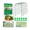 10 X 33 FT Garden Mesh Netting Kit Pest Barrier for Raised Beds with Hoops | Fruit Tree Netting with 6 Sets Garden
