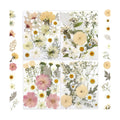 LUXEEASE 80P White Pink Dried Pressed Flowers