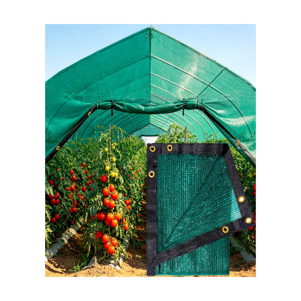 40% Green Shade Cloth, 20ft x 48ft Sun Shade Netting with Grommets | UV Protected Waterproof Garden Plant Cover for