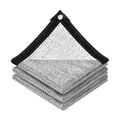 40% Reflective Aluminet Shade Cloth with Grommets, 6 x 12 ft | Balanced sun filtering and cooling airflow for