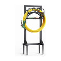 Garden Hose Holder, Heavy Duty Metal Water Hose Holder with 4 Spikes Outdoor Freestanding Hose Hanger Detachable Sturdy