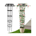 65 Inch Garden Trellis for Climbing Plants Outdoor, Mushroom Top Trellis for Potted Plants, Vines, Roses, Clematis, and