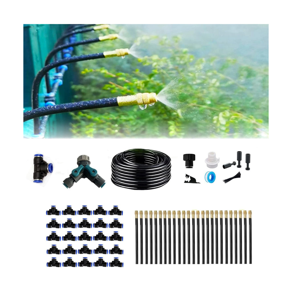 New drip Irrigation kit, Automatic Garden Watering System, Quick Connector and 360-degree Bending Dropper atomizing