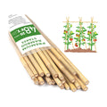 Plant Stakes 4.8FT, Natural Bamboo Stakes,20Pcs Sturdy Bamboo Garden Stakes | HAINANSTRY Bamboo Sticks for Plants
