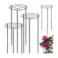 Peony Cages and Supports, 31.5"H x 12.6"D Plant Supports for Outdoor Plants | Large Peony Support Cages, 7mm Heavy Duty