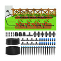 MIXC 247 FT Drip Irrigation System,Quick Connector Garden Watering System Automatic Sprinkler System Kit for Lawn