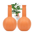 30 Oz Ollas Terracotta Watering Pots Large, Plant Watering Globes, Self-Watering Device, Terracotta Clay Watering Pot