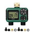MOES 2 Zone Sprinkler Timer for Garden Hose,Brass Inlet Water Timer | Programmable Automatic Irrigation Controller