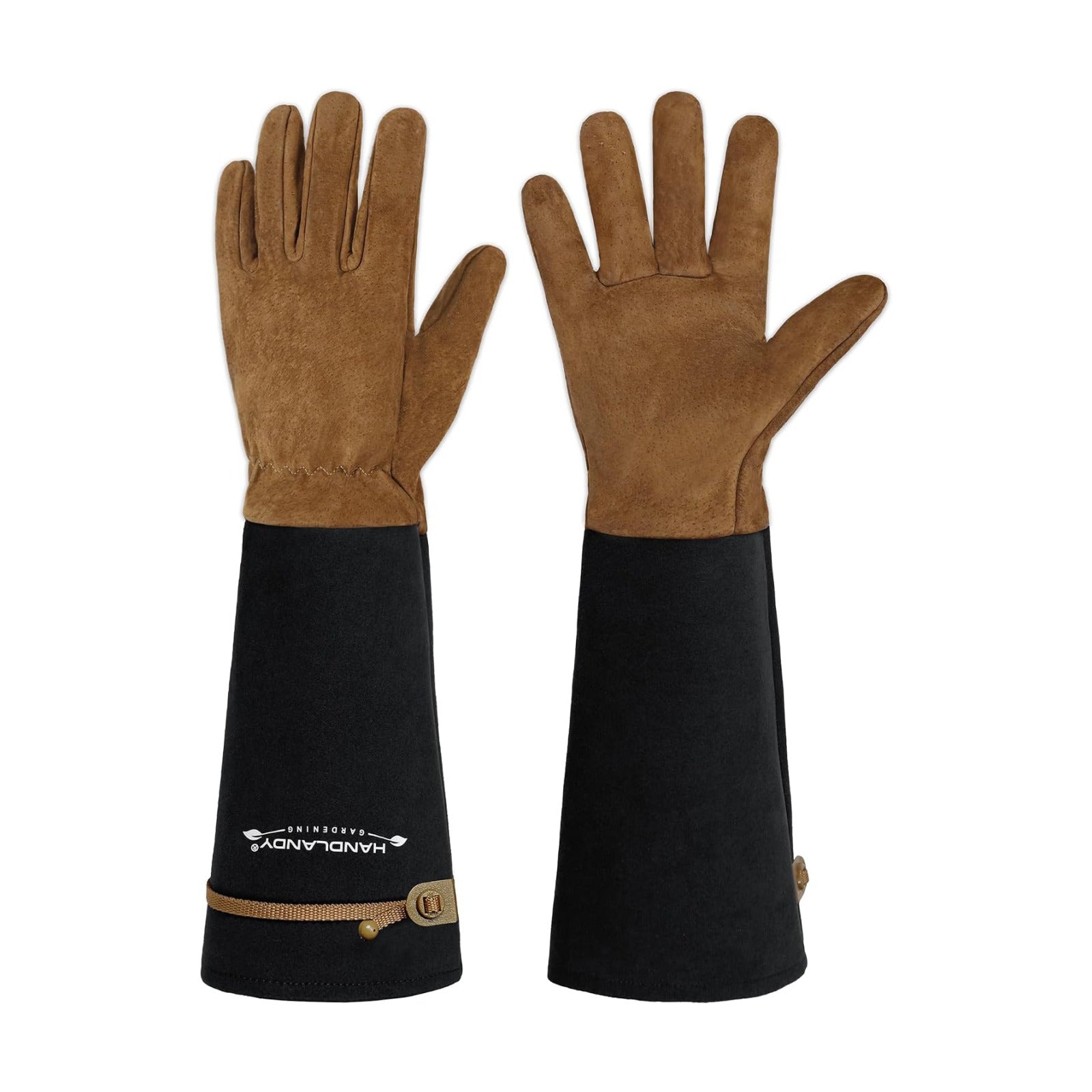 HANDLANDY Rose Pruning Gloves for Men Women, Thorn Proof Gardening Gloves | Long Leather Gardening Gloves, Breathable