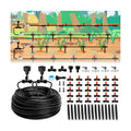 Misting Drip Irrigation System for Garden Watering,Raised Bed 120FT | Quick-Connect Plant Accessories, Drip Line Kit