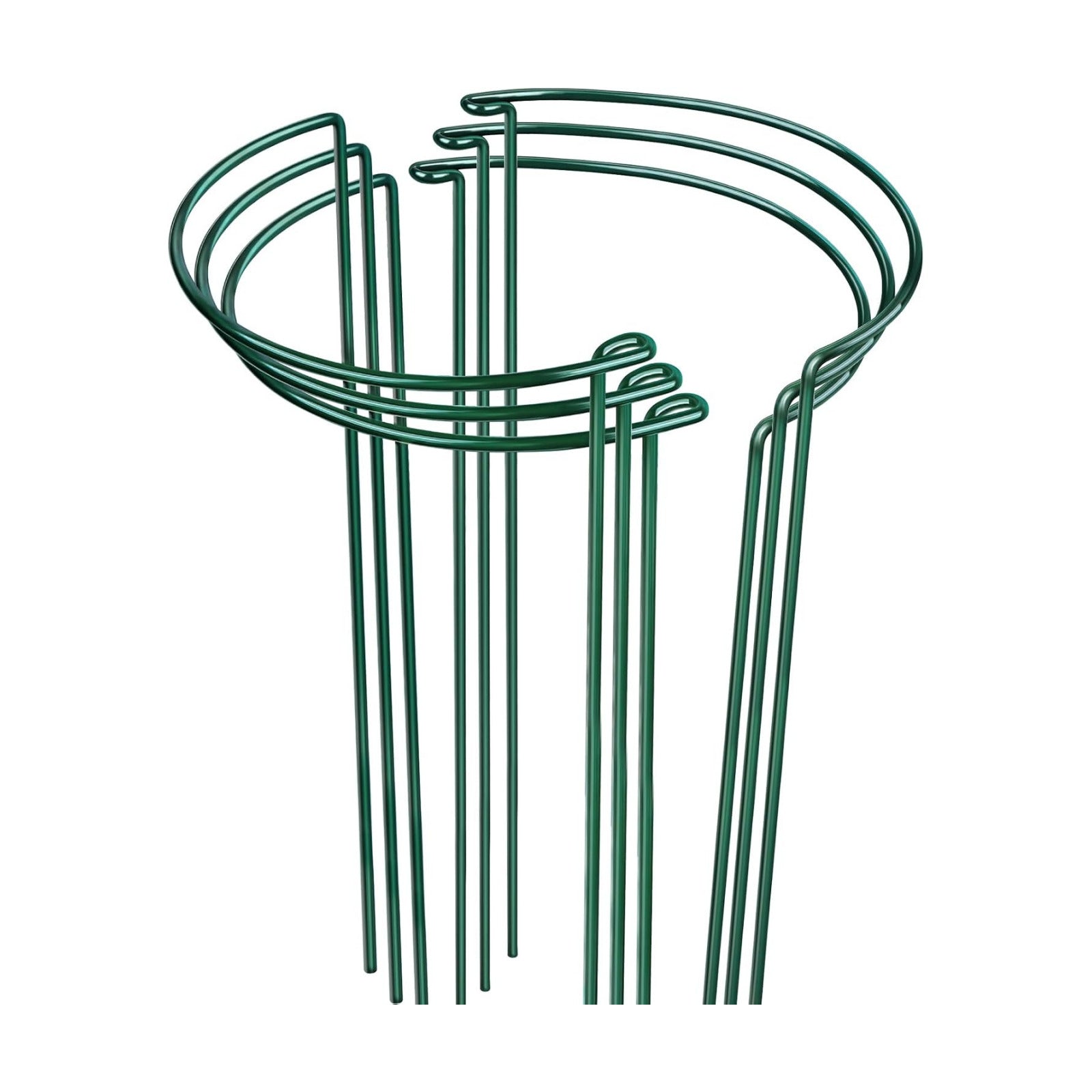 LEOBRO Plant Support Plant Stakes, 6pcs Peony Cages and Supports, Metal Garden Stakes Plant Supports, Plant Support