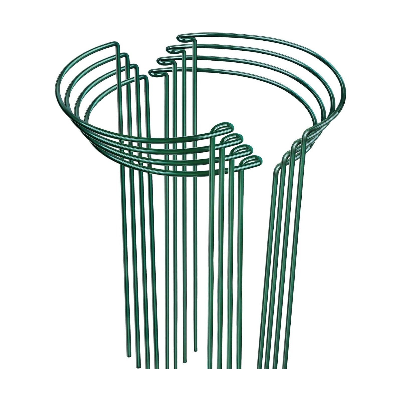 LEOBRO Plant Support, 8 PCS Peony Cages and Supports, Metal Plant Stakes, Plant Supports for Indoor Plants, Outdoor