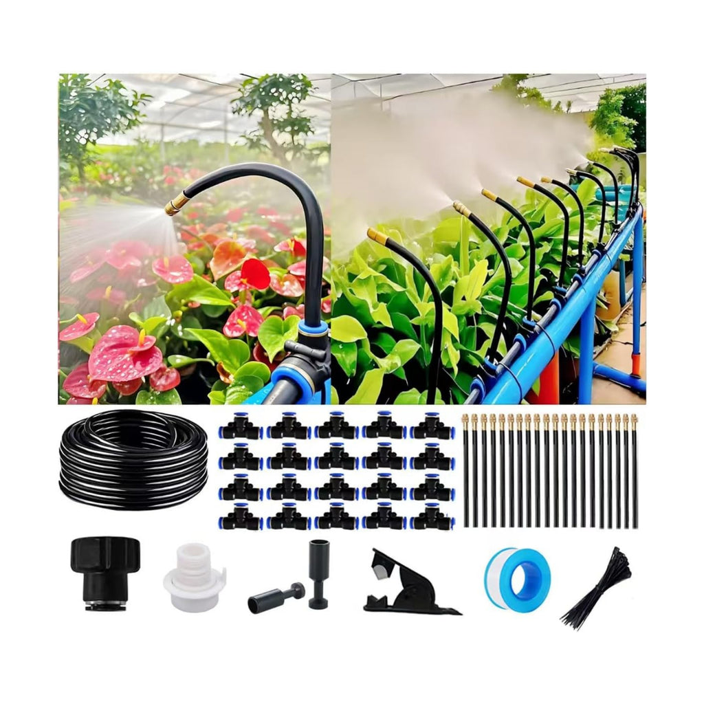 360° Adjustable Drip Irrigation System for Garden,Automatic Watering System | 12mm Large-Diameter Tubing,High-Flow