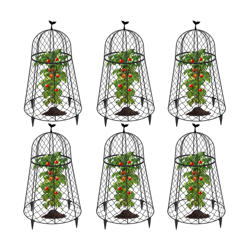 6 Packs Garden Cloches for Plants, Plant Protectors from Animals, Chicken Wire Cloche, Plant Cloche and Cage