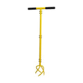BARAYSTUS Hand Tiller, Twist Garden Claw Cultivator for Soil loosening | 4-prong steel twist claw, long T-handle,manual