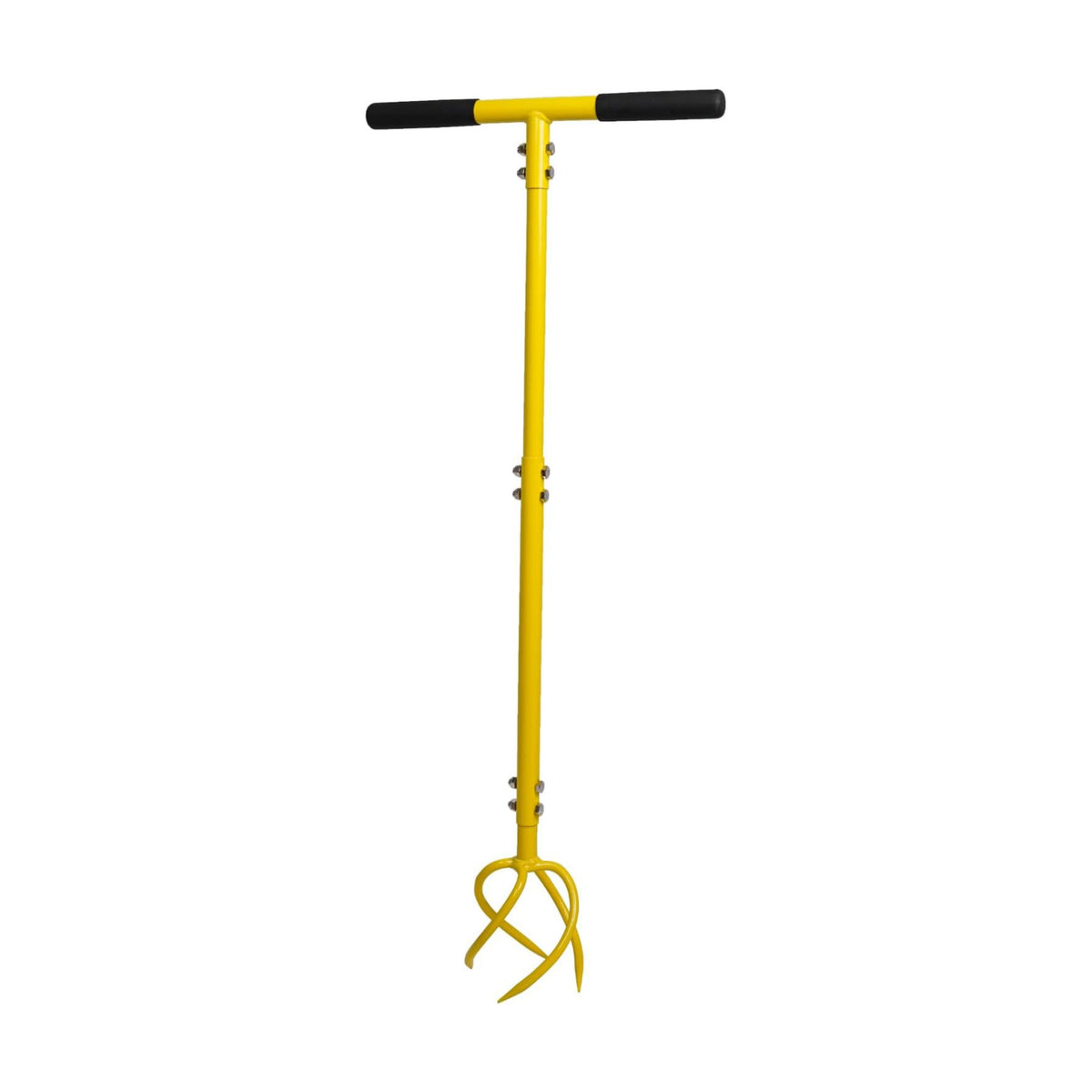 BARAYSTUS Hand Tiller, Twist Garden Claw Cultivator for Soil loosening | 4-prong steel twist claw, long T-handle,manual