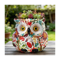 Owl Planter, Owl Succulent Pots, Funny Plant Pots Indoor/Outdoor, Decorative Garden Flower Pot, Cute Small Planters for