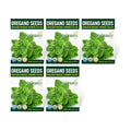 Organic Common Italian Oregano Seeds - USDA Organic, Non-GMO, Open Pollinated, Heirloom (5 Packets - 2.5 Grams - Approx