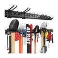 Garage Tool Organizer Wall Mount 66 inches with 13 Adjustable Heavy-Duty Hooks, Garage Organization, Garden Tool