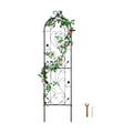 VEVOR 60 x 15 in, Rustproof Metal Garden Flower Trellis, Outdoor Climbing Rose & Cucumber Support, Decorative Tall