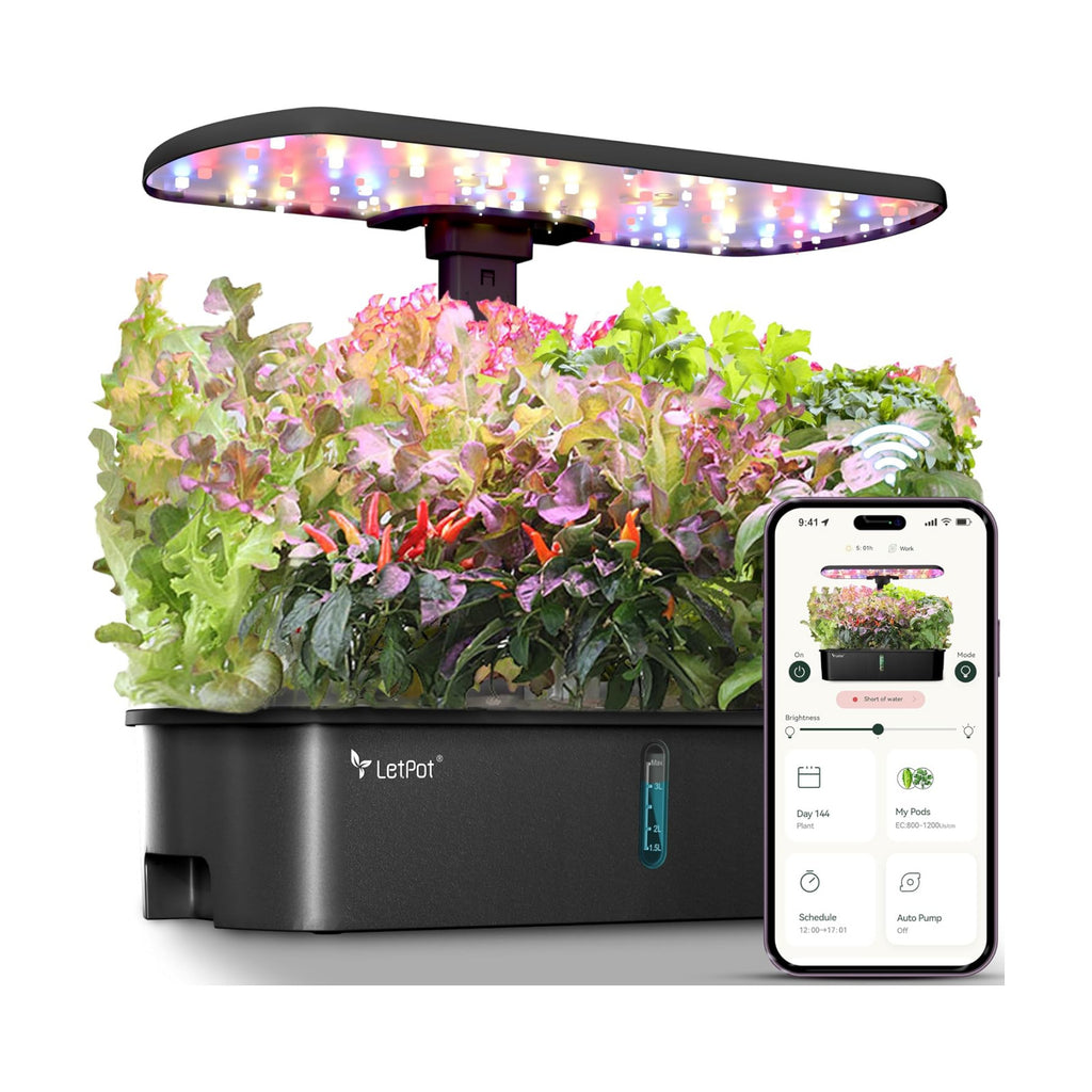 LETPOT LPH-Air 10-Pod Hydroponics Growing System Indoor Garden Kit
