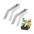 2Pcs Seedling Transplant Tongs,6.7 Inch Stainless Steel Gardening Plants Transplant Tongs,Gardening Planting Tool for Seedling Transplantation,Seedling Remove Transplant Pliers