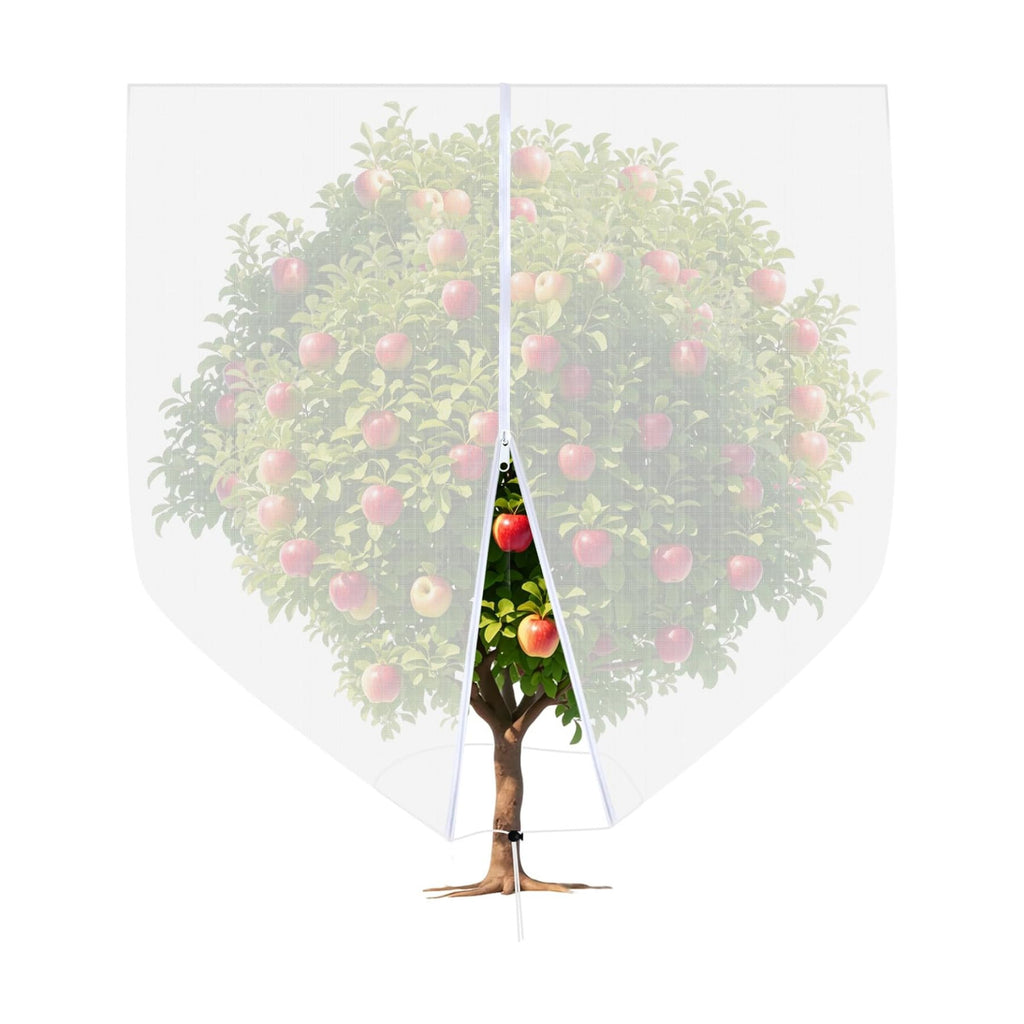 Large Fruit Tree Netting, Cookmaster 10x10Ft Insect Bird Barrier Netting with Drawstring and Zipper, Garden Netting