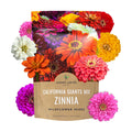 Bulk Zinnia Seeds - California Giants Mix - 1 Pound Bag Over 48,000 Flower Seeds - Mixed Colors and Large Blooms