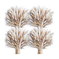 440PCS Natural Dried Pampas Grass Boho Home Decor Bouquet Phragmites Dried Flowers Bouquet for Wedding Floral Arrangements Home Decorations (440PCS)