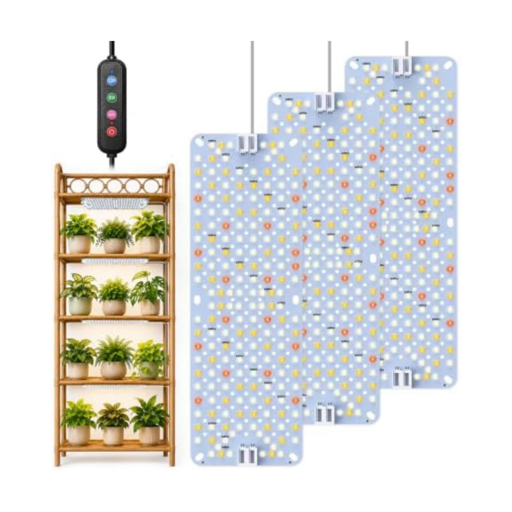 SDOVUERC Full Spectrum Grow Panel Lights for Indoor Plants and Shelves.