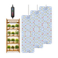 SDOVUERC Full Spectrum Grow Panel Lights for Indoor Plants and Shelves.