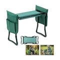 Simple Deluxe Garden Kneeler and Seat, Foldable Kneeling Stool with Thicker EVA Foam Pad, Heavy Duty Bench with Tool